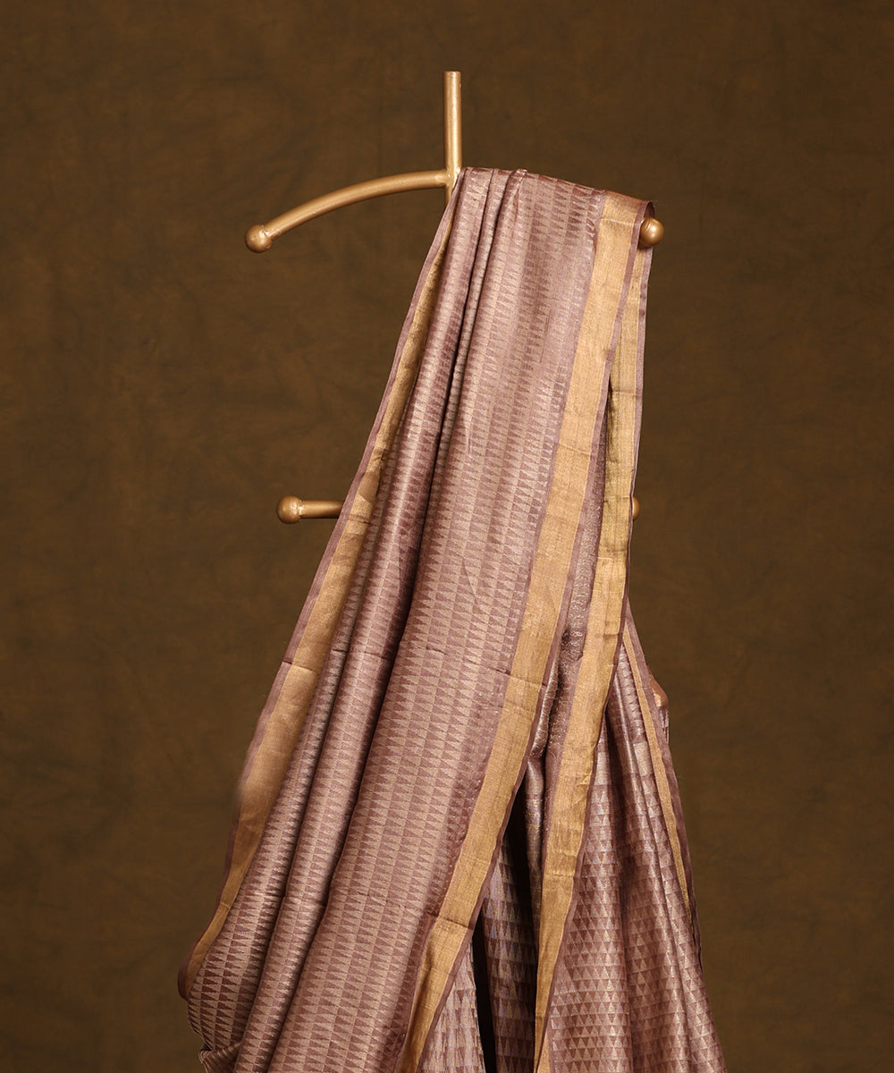 Mauve_Handloom_Pure_Kosa_Silk_Saree_With_All_Over_Zari_Work_And_Border_WeaverStory_02