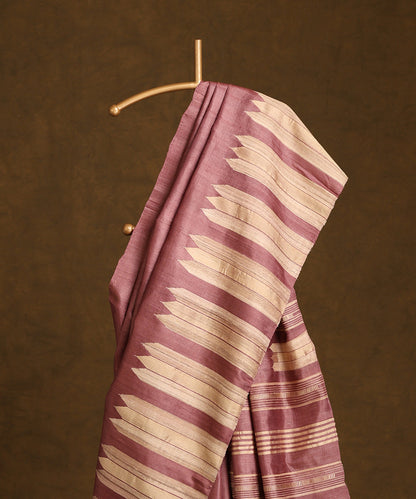 One_Pink_Handloom_Pure_Kosa_Silk_Saree_With_Temple_Border_WeaverStory_02