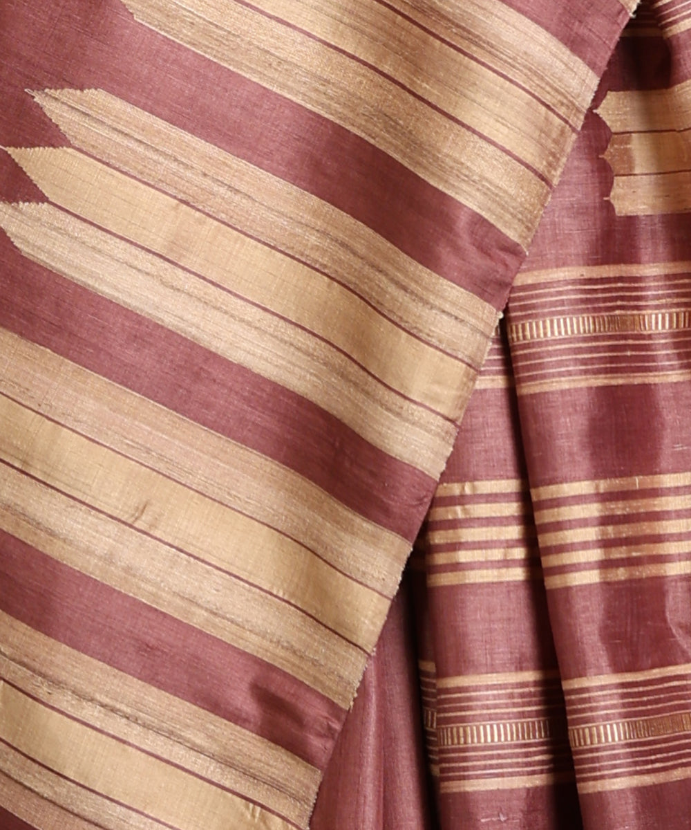 One_Pink_Handloom_Pure_Kosa_Silk_Saree_With_Temple_Border_WeaverStory_04