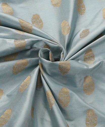Sky_Blue_Handloom_Katan_Silk_Banarasi_Fabric_with_Floral_Booti_WeaverStory_05