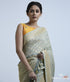 Blue_grey_banarasi_georgette_saree_with_checks_and_floral_booti_WeaverStory_01