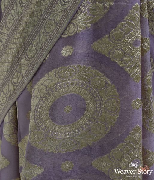 Lavender_handwoven_banarasi_georgette_saree_WeaverStory_03