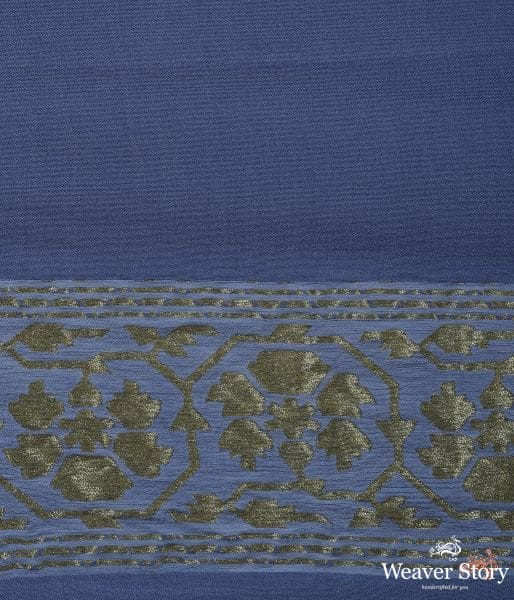 Blue_grey_banarasi_tanchoi_saree_woven_in_georgette_WeaverStory_06