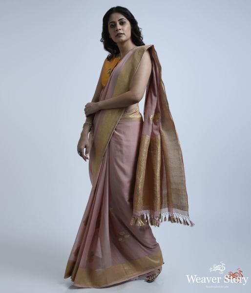 Light_Pink_banarasi_georgette_saree_with_sona_rupa_zari_floral_motifs_WeaverStory_03