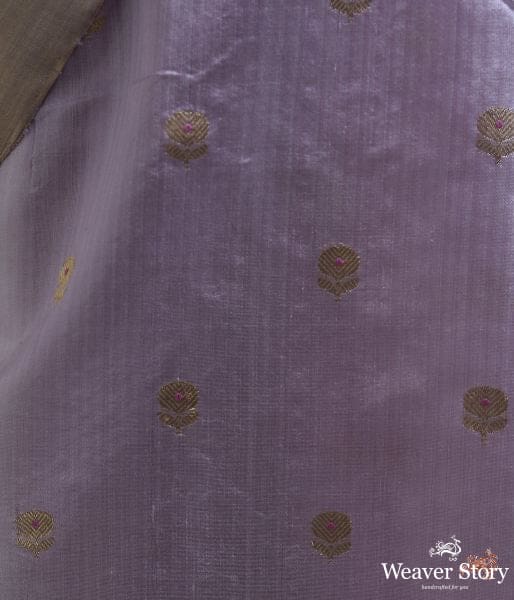 Mauve_pure_silk_chanderi_saree_with_delicate_floral_motifs_with_meenakari_WeaverStory_05