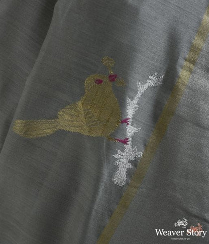 Grey_cotton_silk_saree_with_bird_motifs_WeaverStory_04