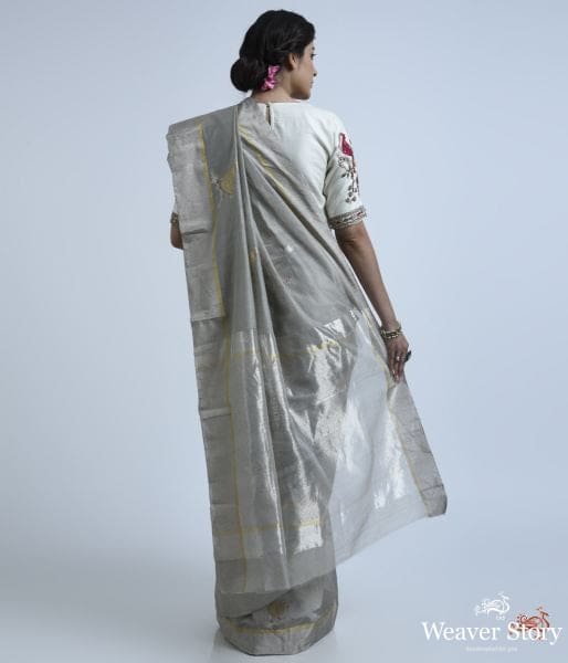 Grey_cotton_silk_saree_with_bird_motifs_WeaverStory_05