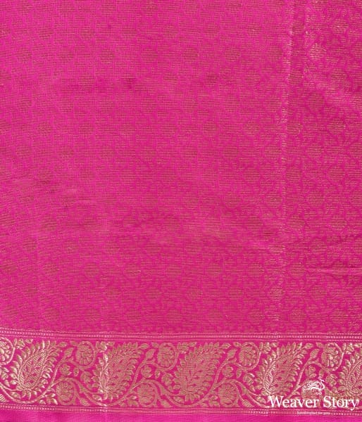 Pink_sona_rupa_petal_motif_saree_with_meenakari_kadhiyal_border_WeaverStory_04