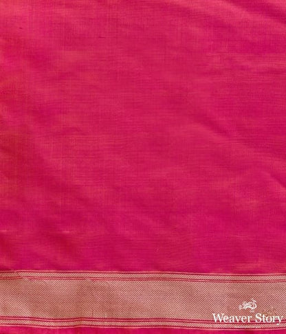 Hot_Pink_meenakari_jangla_with_floral_motifs_saree_WeaverStory_05