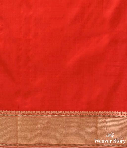 Red_meenakari_saree_with_small_booti_WeaverStory_05