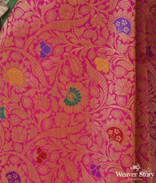 Pink_meenakari_kimkhab_heavy_saree_WeaverStory_03