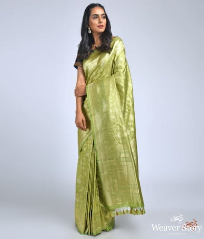 Pistachio_green_banarasi_patola_saree_WeaverStory_02