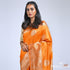 Orange_and_gold_Banarasi_silk_saree_with_kadhwa_booti_WeaverStory_01