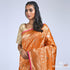 Orange_and_gold_brocade_weave_saree_WeaverStory_01