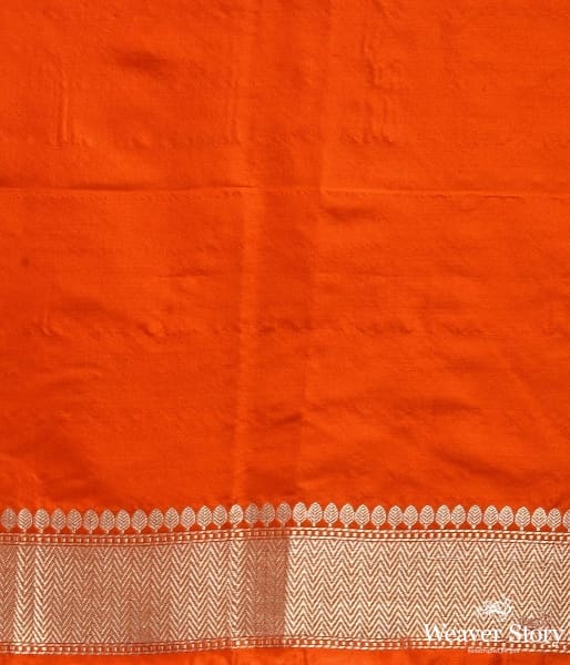 Orange_and_gold_Banarasi_Brocade_Saree_WeaverStory_05