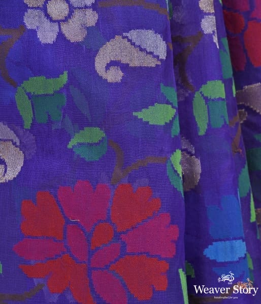 Purple_and_Blue_dual_tone_Real_Zari_Jamdani_weave_saree_WeaverStory_03