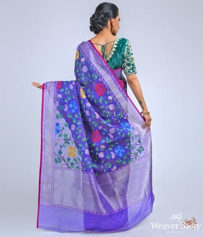 Purple_and_Blue_dual_tone_Real_Zari_Jamdani_weave_saree_WeaverStory_04