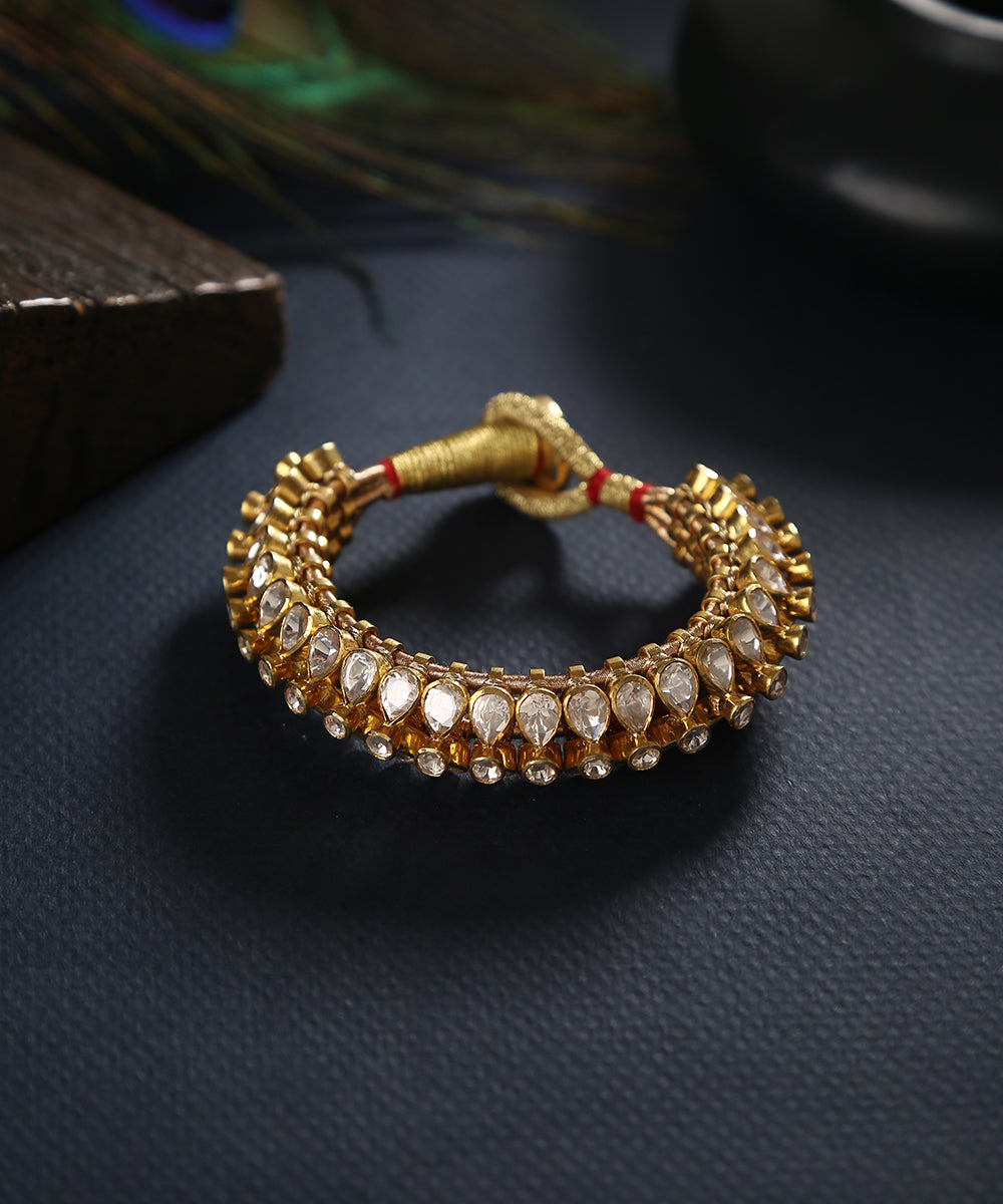 Pin by Arna on Bangles bracelet in 2023 | Beaded necklace designs, Gold bangles  design, Stone bangle