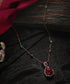 Vaasvi_Handcrafted_Pure_Silver_Pendant_Necklace_With_Ruby_And_Pearls_WeaverStory_01