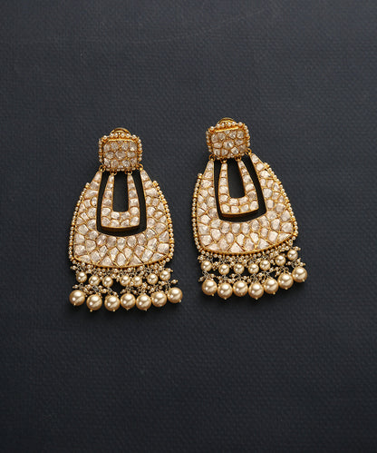 Afzaan_Earrings_with_Moissanite_Polki_Crafted_in_Pure_Silver_WeaverStory_02