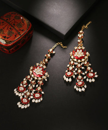 Lalkamal_Heritage_Earrings_with_Moissanite_Polki_and_Pearls_WeaverStory_01