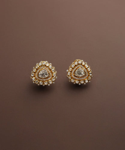 Tanjia_Moissanite_Polki_Studs_Handcrafted_In_Pure_Silver_WeaverStory_02