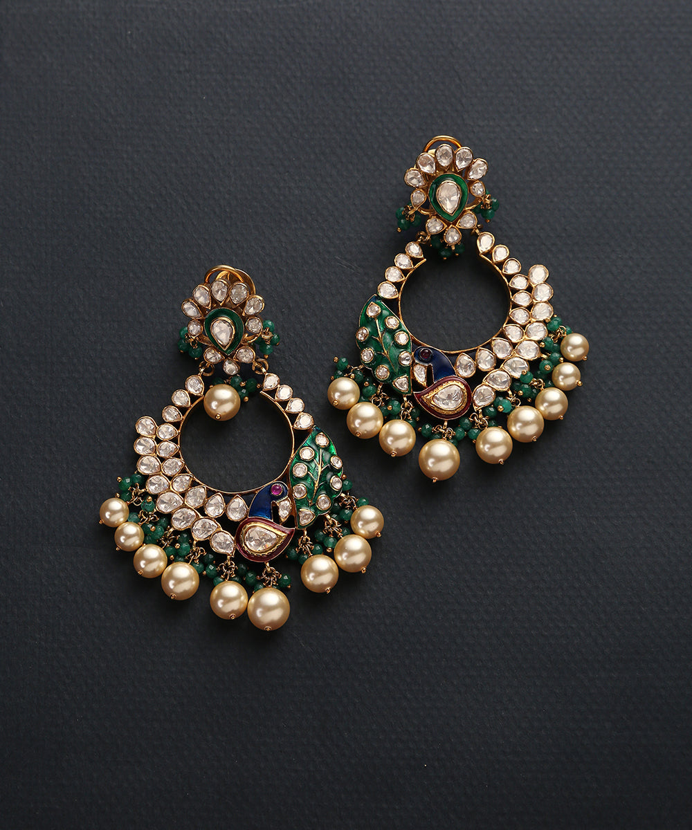Buy Bridal Long Jhumka Earrings, Indian Pearls Party Wear Wedding  Jewellery, Bridal Fuchsia Drop Earringsearrings June Set, Bridesmaid Jewelry  Online in India - Etsy