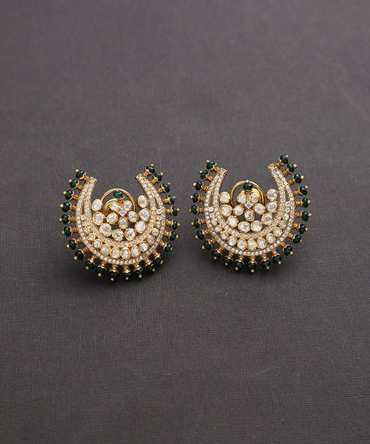 Chandramani_Earrings_Handcrafted_In_Pure_Silver_With_Moissanite_Polki_WeaverStory_02