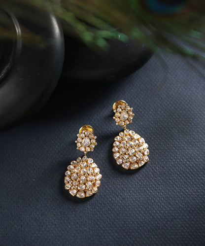 Aadeel_Earrings_with_Moissanite_Polki_Crafted_in_Pure_Silver_WeaverStory_01