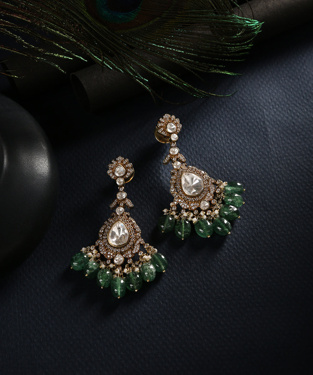 Sayyar_Earrings_with_Moissanite_Polki_Crafted_in_Pure_Silver_WeaverStory_01
