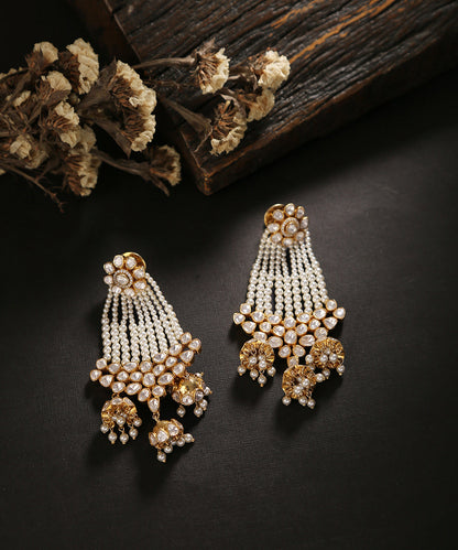 Jhalak_Earrings_With_Moissanite_Polki_Handcrafted_In_Pure_Silver_WeaverStory_01
