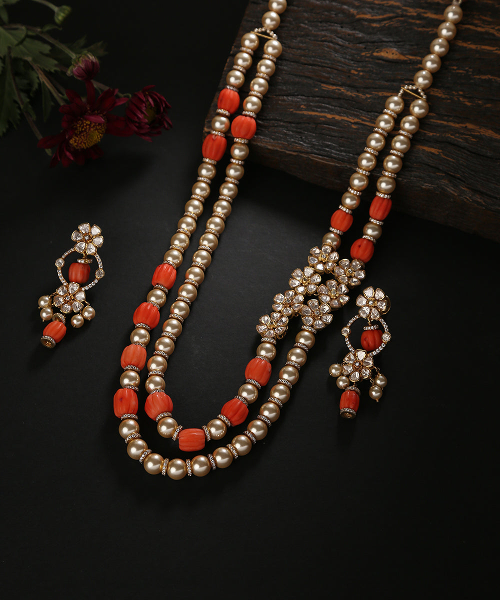 Amruta_Handcrafted_Moissanite_Polki_Necklace_Set_In_Pure_Silver_WeaverStory_01