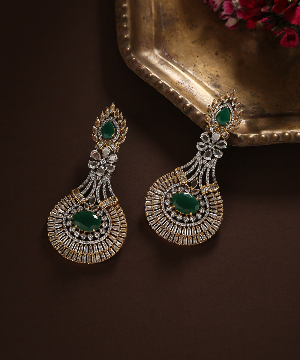 Enees_Handcrafted_Earrings_With_Emeralds_And_Studs_WeaverStory_01