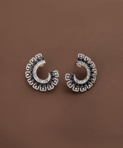 Feiyaz_Handcrafted_Earrings_with_Sapphire_And_Studs_WeaverStory_02