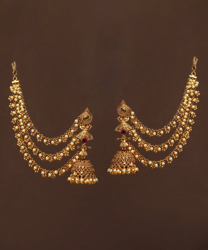 Inayat_Handcrafted_Jhumka_Earrings_with_Pearls_WeaverStory_02