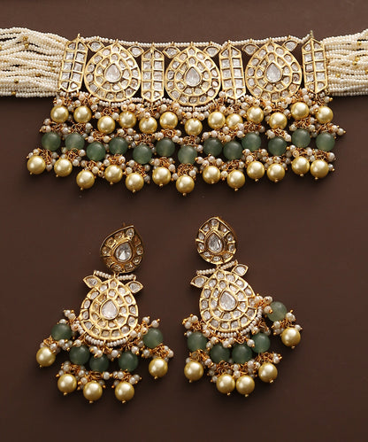 Elijah_Necklace_Set_Handcrafted_With_Moissanite_Kundan_And_Pearls_WeaverStory_03