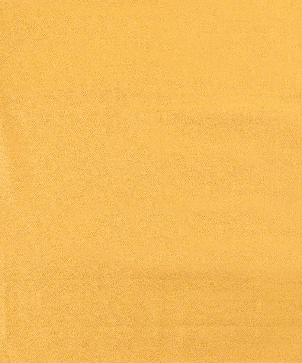 Handloom_Yellow_Menswear_Satin_Silk_Tanchoi_Kurta_And_Cotton_Silk_Pants_Fabric_WeaverStory_03