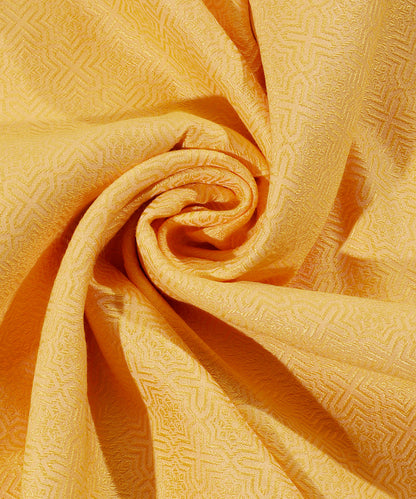 Handloom_Yellow_Menswear_Satin_Silk_Tanchoi_Kurta_And_Cotton_Silk_Pants_Fabric_WeaverStory_05