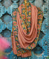 Rust_Peach_Handloom_Parsi_Gara_Pashmina_Stole_With_Floral_Motifs_Border_WeaverStory_01