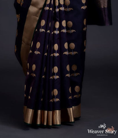 Purple_and_green_dual_tone_chanderi_silk_saree_with_gold_and_silver_zari_floral_motifs_WeaverStory_02