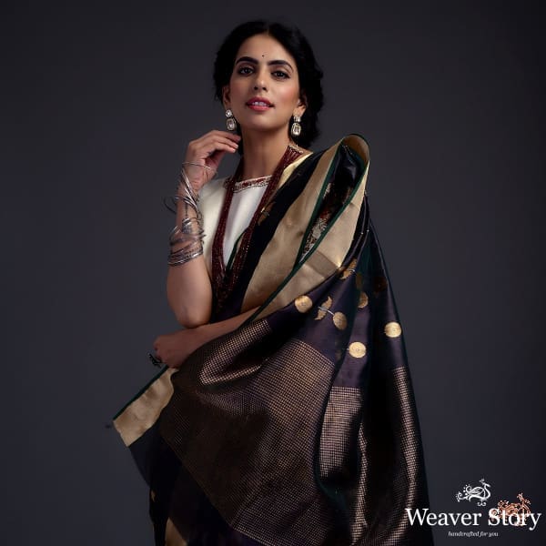 Purple_and_green_dual_tone_chanderi_silk_saree_with_gold_and_silver_zari_floral_motifs_WeaverStory_01